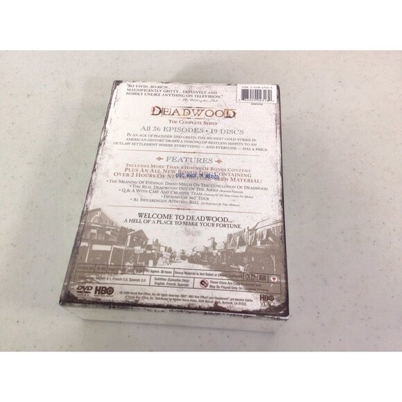 Deadwood the Complete Series DVD 2008 HBO TV Series 19 Discs Bonus Content New - Picture 2 of 4